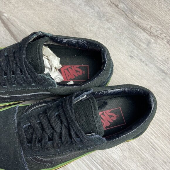 RARE VANS Authentic Black RASTA‎ Red Yellow Green Men 4 Women 5.5 Snoop - Picture 7 of 13